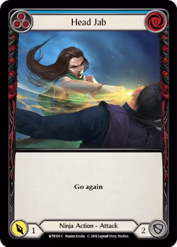 Head Jab (Blue) (WTR100), Welcome to Rathe — Flesh & Blood card price