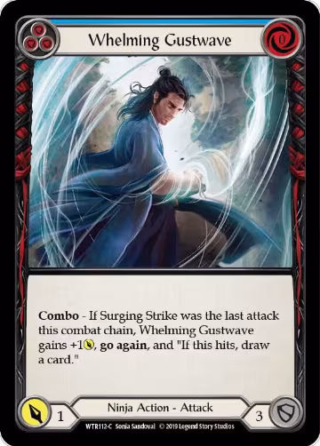 Whelming Gustwave (Blue) (WTR112), Welcome to Rathe — Flesh & Blood card price