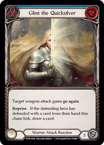 Glint the Quicksilver (WTR118), Welcome to Rathe — Flesh & Blood card price