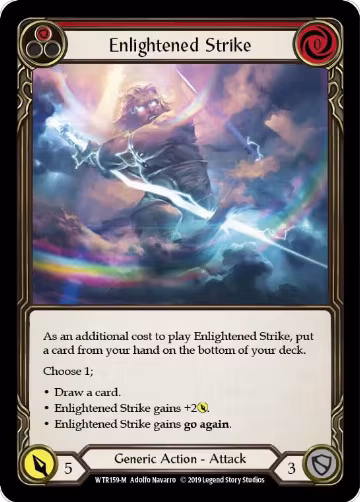 Enlightened Strike (WTR159), Welcome to Rathe — Flesh & Blood card price
