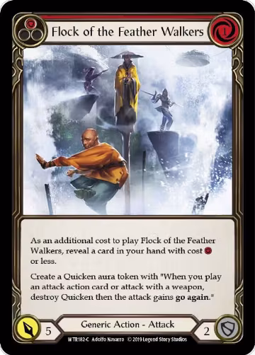 Flock of the Feather Walkers (Red) (WTR182), Welcome to Rathe — Flesh & Blood card price