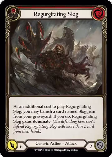Regurgitating Slog (Red) (WTR197), Welcome to Rathe — Flesh & Blood card price