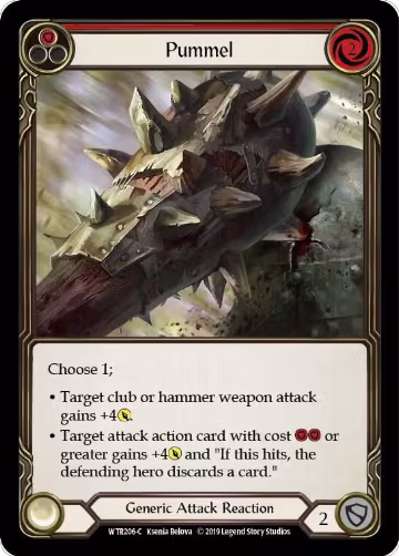 Pummel (Red) (WTR206), Welcome to Rathe — Flesh & Blood card price