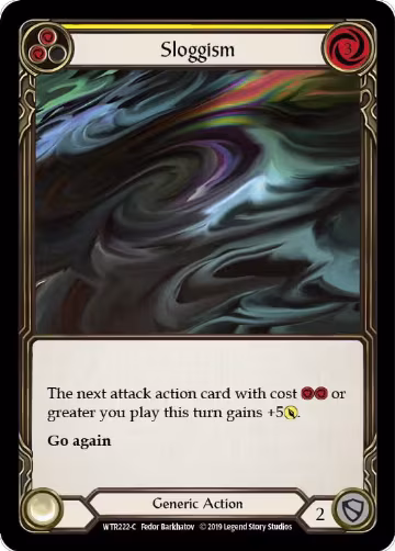Sloggism (Yellow) (WTR222), Welcome to Rathe — Flesh & Blood card price