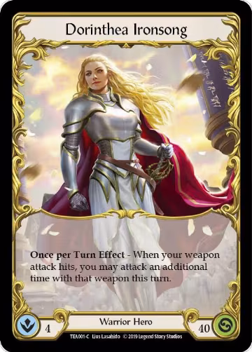 Dorinthea Ironsong (TEA001), Hero Deck: Dorinthea — Flesh & Blood card price