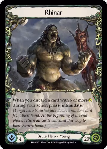 Rhinar (RNR002), Hero Deck: Rhinar — Flesh & Blood card price