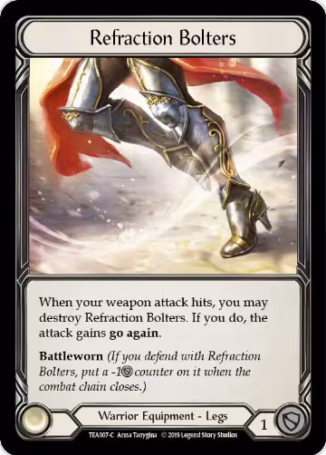 Refraction Bolters (TEA007), Hero Deck: Dorinthea — Flesh & Blood card price