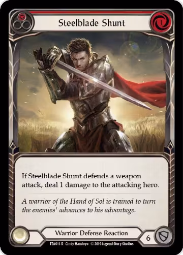 Steelblade Shunt (Red) (TEA011) — card price