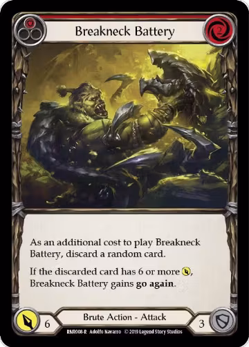 Breakneck Battery (Red) (RNR008) — card price