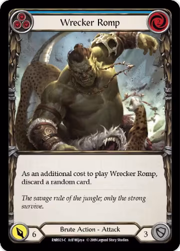 Wrecker Romp (Blue) (RNR023) — card price