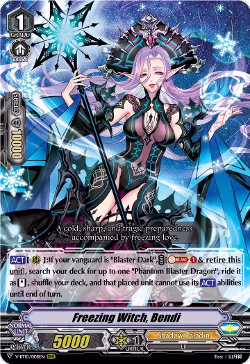 Freezing Witch, Bendi (V-BT10/008EN), V-BT10: Phantom Dragon Aeon — Vanguard card price