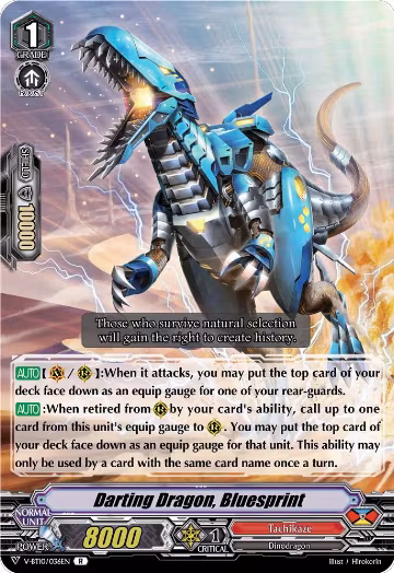 Darting Dragon, Bluesprint (V-BT10/036EN), V-BT10: Phantom Dragon Aeon — Vanguard card price