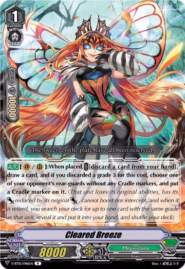 Cleared Breeze (V-BT10/046EN), V-BT10: Phantom Dragon Aeon — Vanguard card price