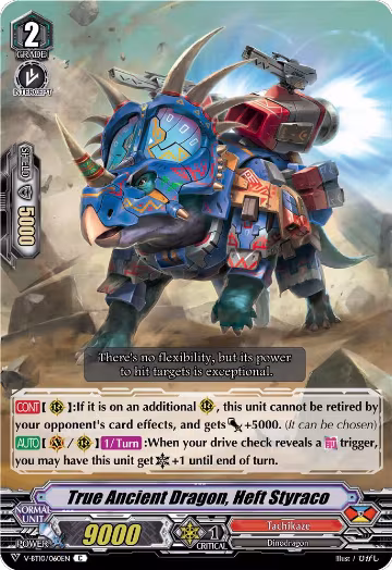 True Ancient Dragon, Heft Styraco (V-BT10/060EN), V-BT10: Phantom Dragon Aeon — Vanguard card price