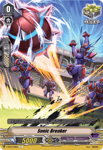 Sonic Breaker (V-BT10/078EN), V-BT10: Phantom Dragon Aeon — Vanguard card price