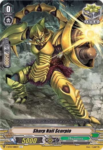 Sharp Nail Scorpio (V-BT10/088EN), V-BT10: Phantom Dragon Aeon — Vanguard card price