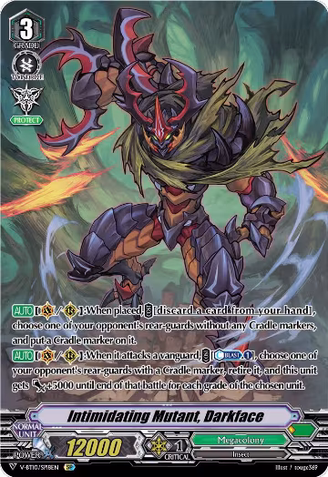 Intimidating Mutant, Darkface (SP) (V-BT10/SP18EN), V-BT10: Phantom Dragon Aeon — Vanguard card price