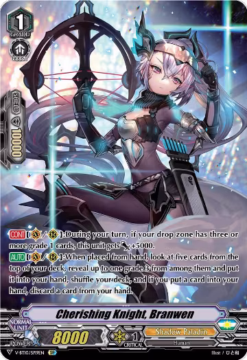 Cherishing Knight, Branwen (SP) (V-BT10/SP19EN), V-BT10: Phantom Dragon Aeon — Vanguard card price