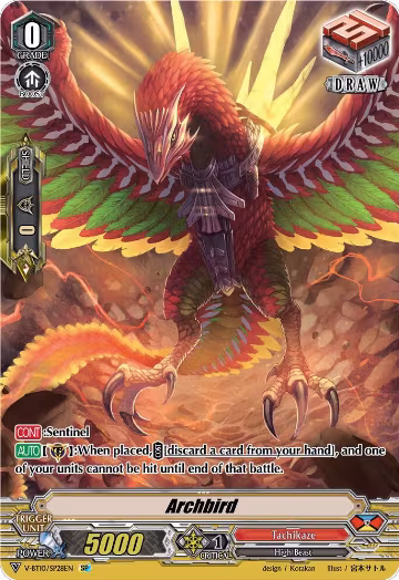 Archbird (SP) (V-BT10/SP28EN), V-BT10: Phantom Dragon Aeon — Vanguard card price