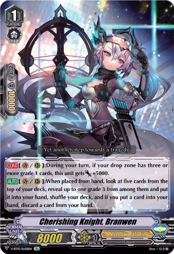 Cherishing Knight, Branwen (V-BT10/Re01EN), V-BT10: Phantom Dragon Aeon — Vanguard card price