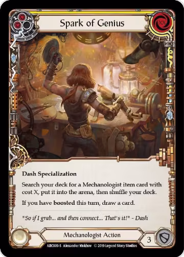 Spark of Genius (ARC009), Arcane Rising — Flesh & Blood card price