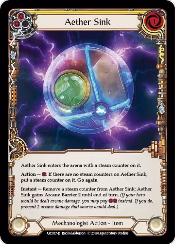 Aether Sink (ARC017), Arcane Rising — Flesh & Blood card price
