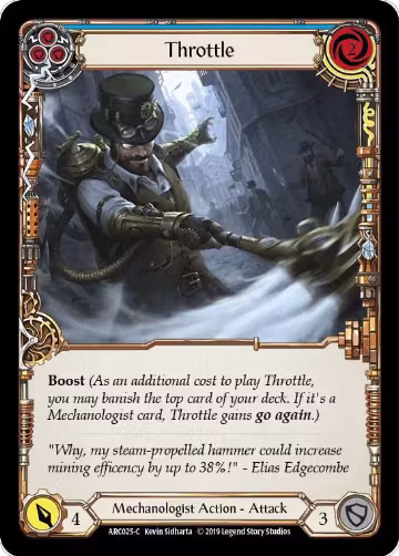 Throttle (Blue) (ARC025), Arcane Rising — Flesh & Blood card price