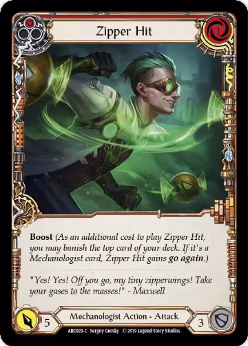 Zipper Hit (Red) (ARC029), Arcane Rising — Flesh & Blood card price
