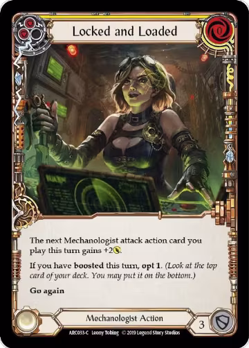 Locked and Loaded (Yellow) (ARC033), Arcane Rising — Flesh & Blood card price
