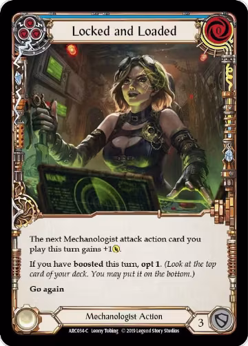 Locked and Loaded (Blue) (ARC034), Arcane Rising — Flesh & Blood card price