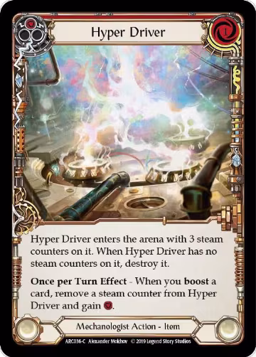Hyper Driver (ARC036), Arcane Rising — Flesh & Blood card price
