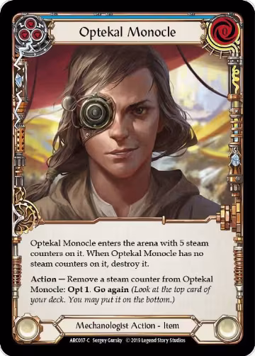Optekal Monocle (ARC037), Arcane Rising — Flesh & Blood card price