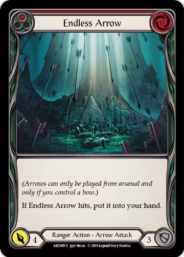 Endless Arrow (ARC045), Arcane Rising — Flesh & Blood card price