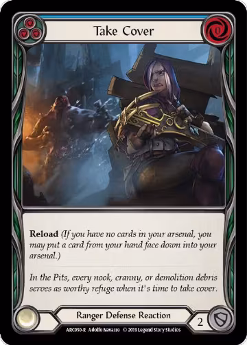 Take Cover (Blue) (ARC050), Arcane Rising — Flesh & Blood card price
