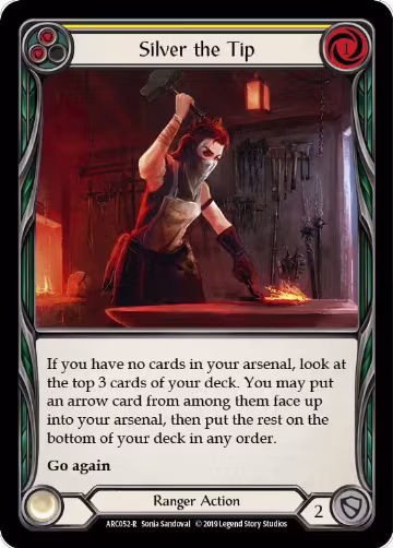 Silver the Tip (Yellow) (ARC052), Arcane Rising — Flesh & Blood card price