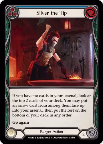 Silver the Tip (Blue) (ARC053), Arcane Rising — Flesh & Blood card price