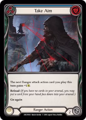 Take Aim (Blue) (ARC056), Arcane Rising — Flesh & Blood card price