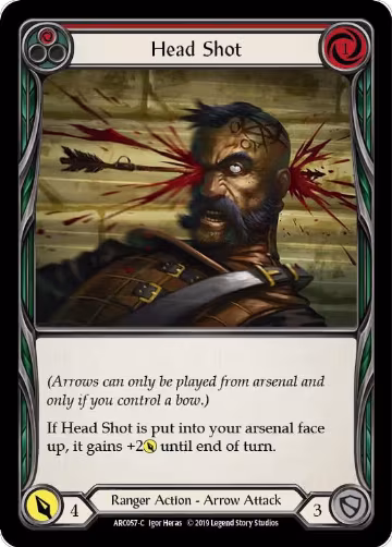 Head Shot (Red) (ARC057), Arcane Rising — Flesh & Blood card price