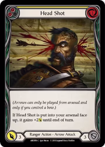 Head Shot (Yellow) (ARC058), Arcane Rising — Flesh & Blood card price