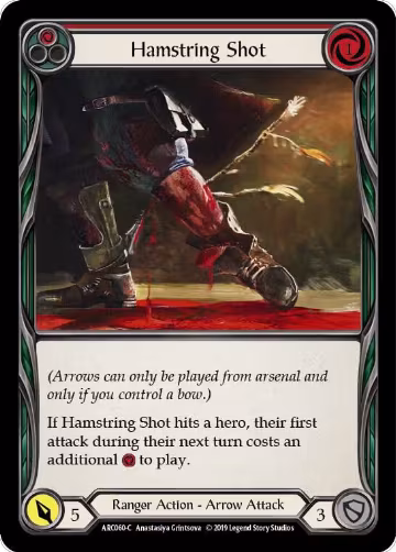 Hamstring Shot (Red) (ARC060), Arcane Rising — Flesh & Blood card price