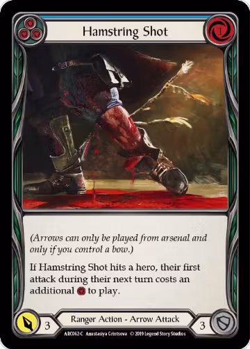Hamstring Shot (Blue) (ARC062), Arcane Rising — Flesh & Blood card price