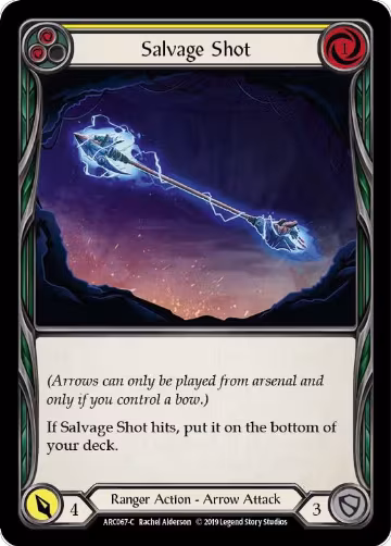 Salvage Shot (Yellow) (ARC067), Arcane Rising — Flesh & Blood card price