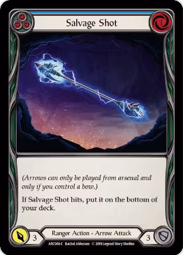 Salvage Shot (Blue) (ARC068), Arcane Rising — Flesh & Blood card price