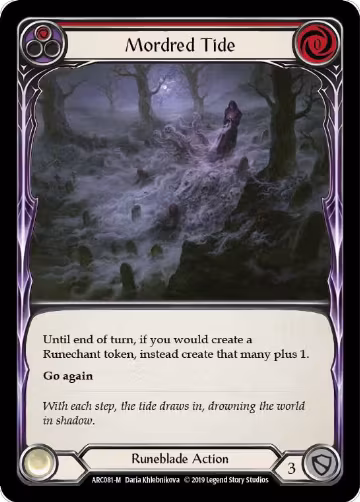 Mordred Tide (ARC081), Arcane Rising — Flesh & Blood card price