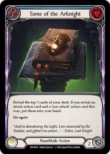 Tome of the Arknight (ARC084), Arcane Rising — Flesh & Blood card price