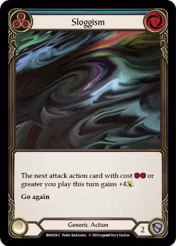 Sloggism (Blue) (BVO029), Hero Deck: Bravo — Flesh & Blood card price