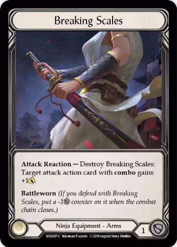 Breaking Scales (KSU007), Hero Deck: Katsu — Flesh & Blood card price