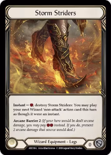 Storm Striders (ARC116), Arcane Rising — Flesh & Blood card price