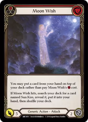 Moon Wish (Red) (ARC185), Arcane Rising — Flesh & Blood card price
