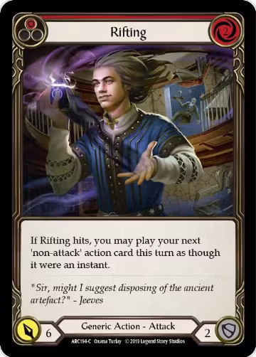 Rifting (Red) (ARC194), Arcane Rising — Flesh & Blood card price